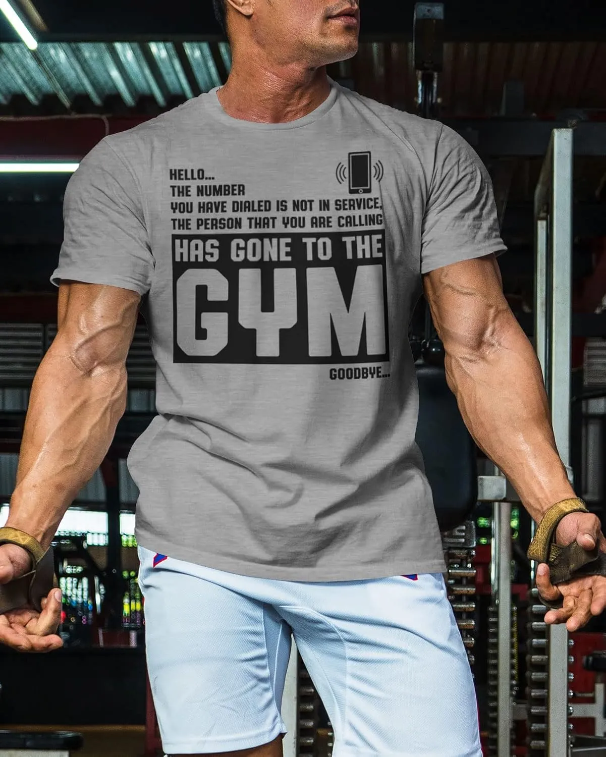 Person Has Gone to The Workout Motivation Thing Gym Shirt for Men