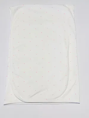 Pink dot bunny rug