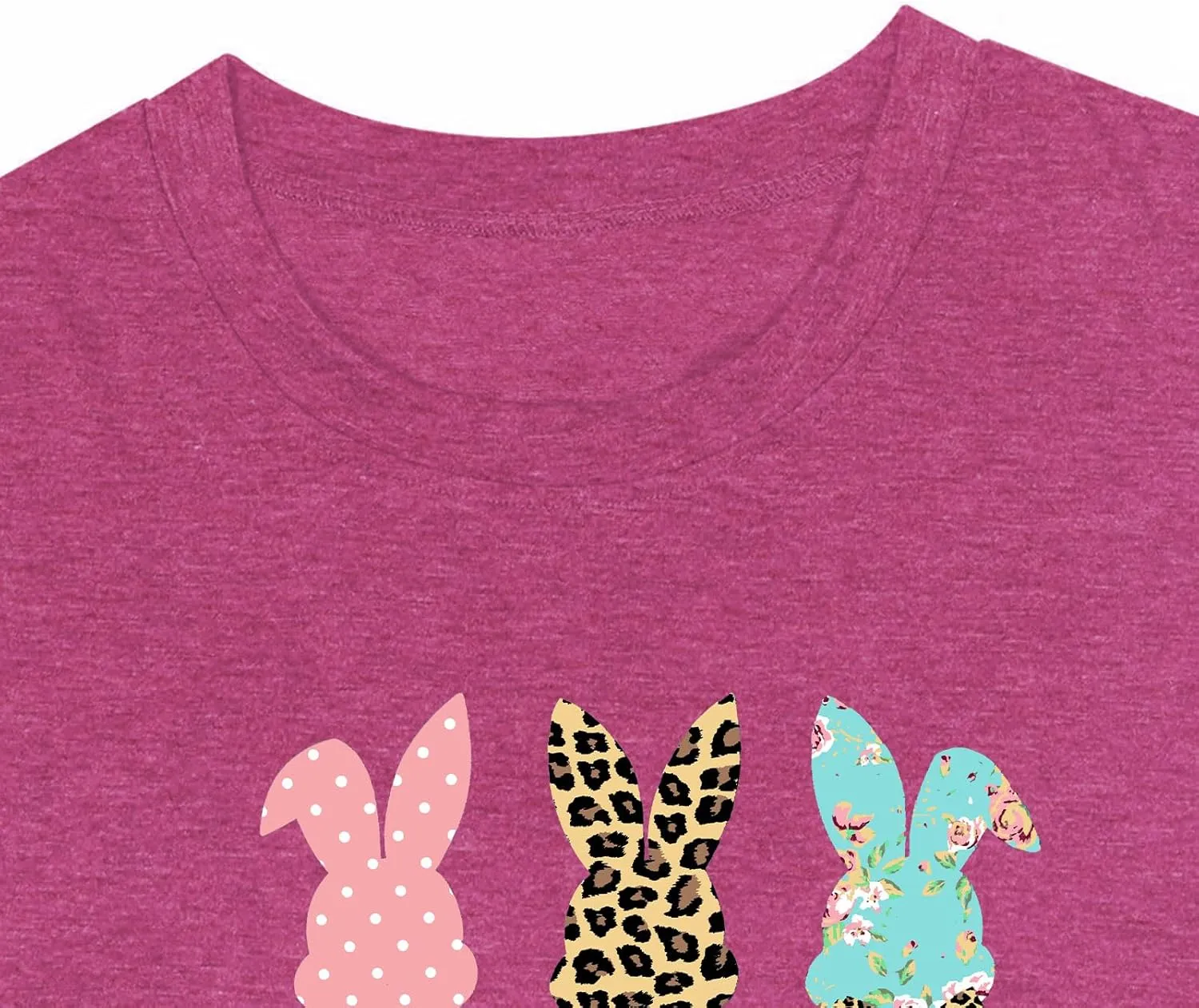 Plus Size Happy Easter Shirt for Women Funny Bunny Rabbit T Shirt Easter Holiday Tops Short Sleeve Tees