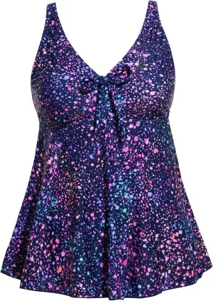 Plus Size Tankini Tops for Women Only - Flowy Bathing Suits Tops Modest Swimsuit No Bottom