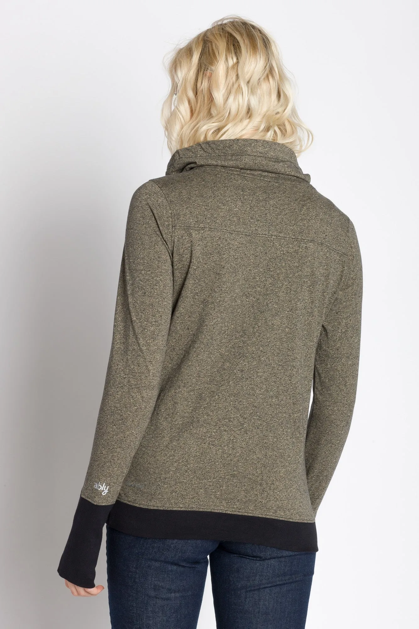 Poet | Women's Cowl Neck Jersey Top
