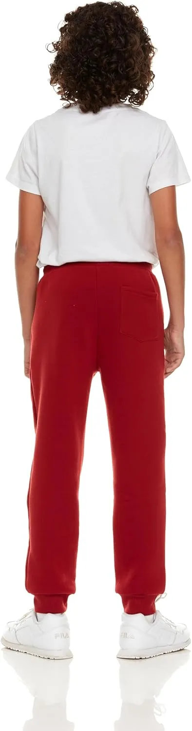 PURE CHAMP 3Pk Boys Sweatpants Fleece Athletic Workout Kids Clothes Boys Joggers with Zipper Pocket and Drawstring Size 4-20