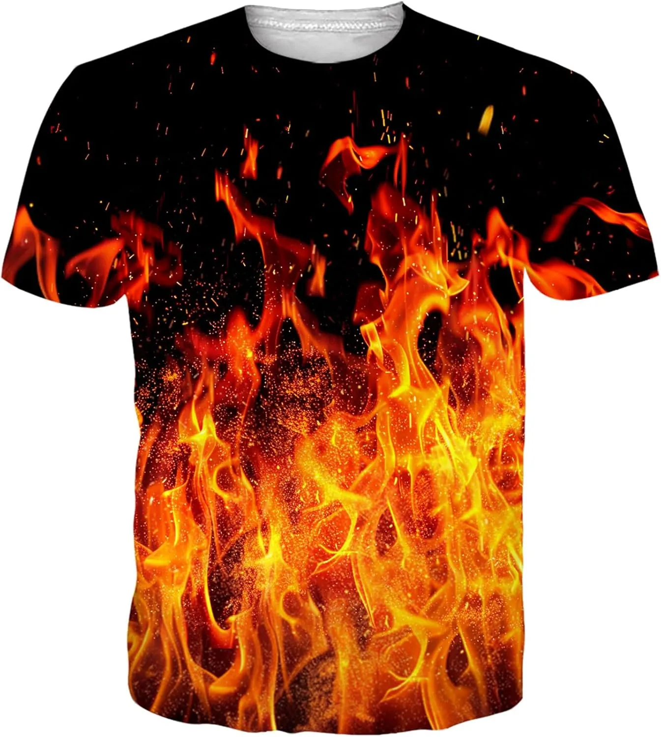 RAISEVERN Unisex Summer T-Shirts Crewneck Cool Short Sleeve Funny Graphic Print Top Casual Tees