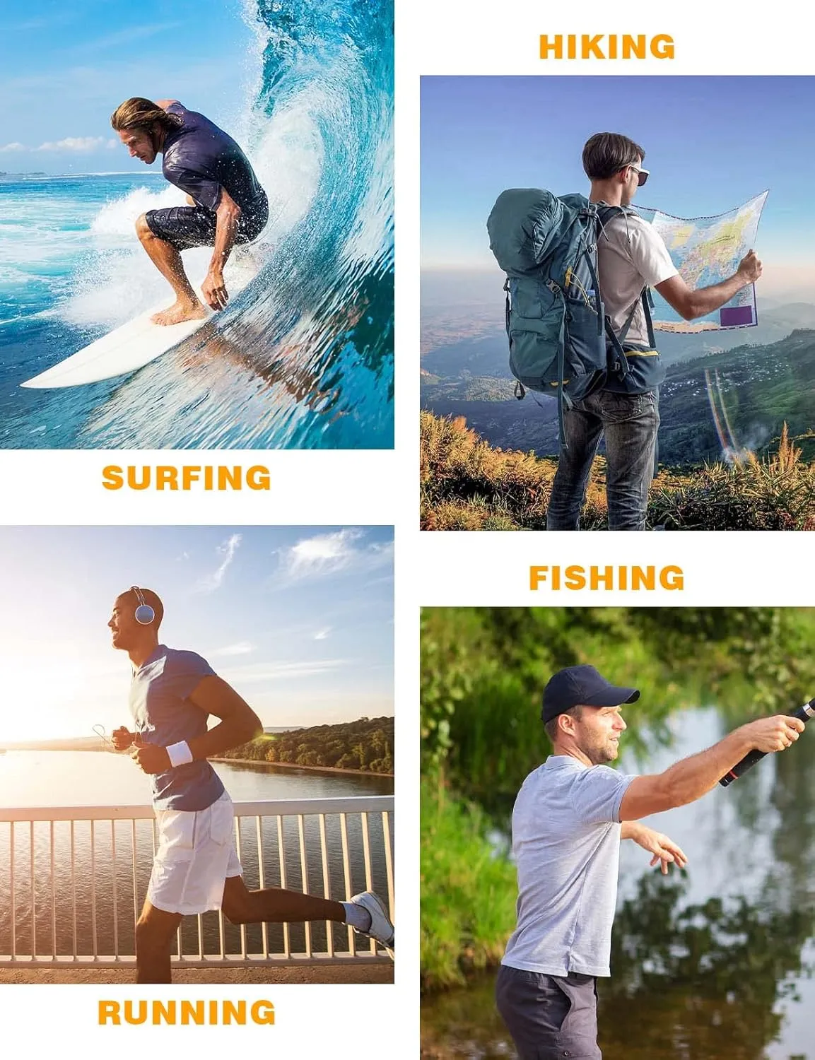Rdruko Men's Rash Guard Swim Shirts Short Sleeve UPF 50  UV Protection Quick Dry Fishing Surf Active T Shirts