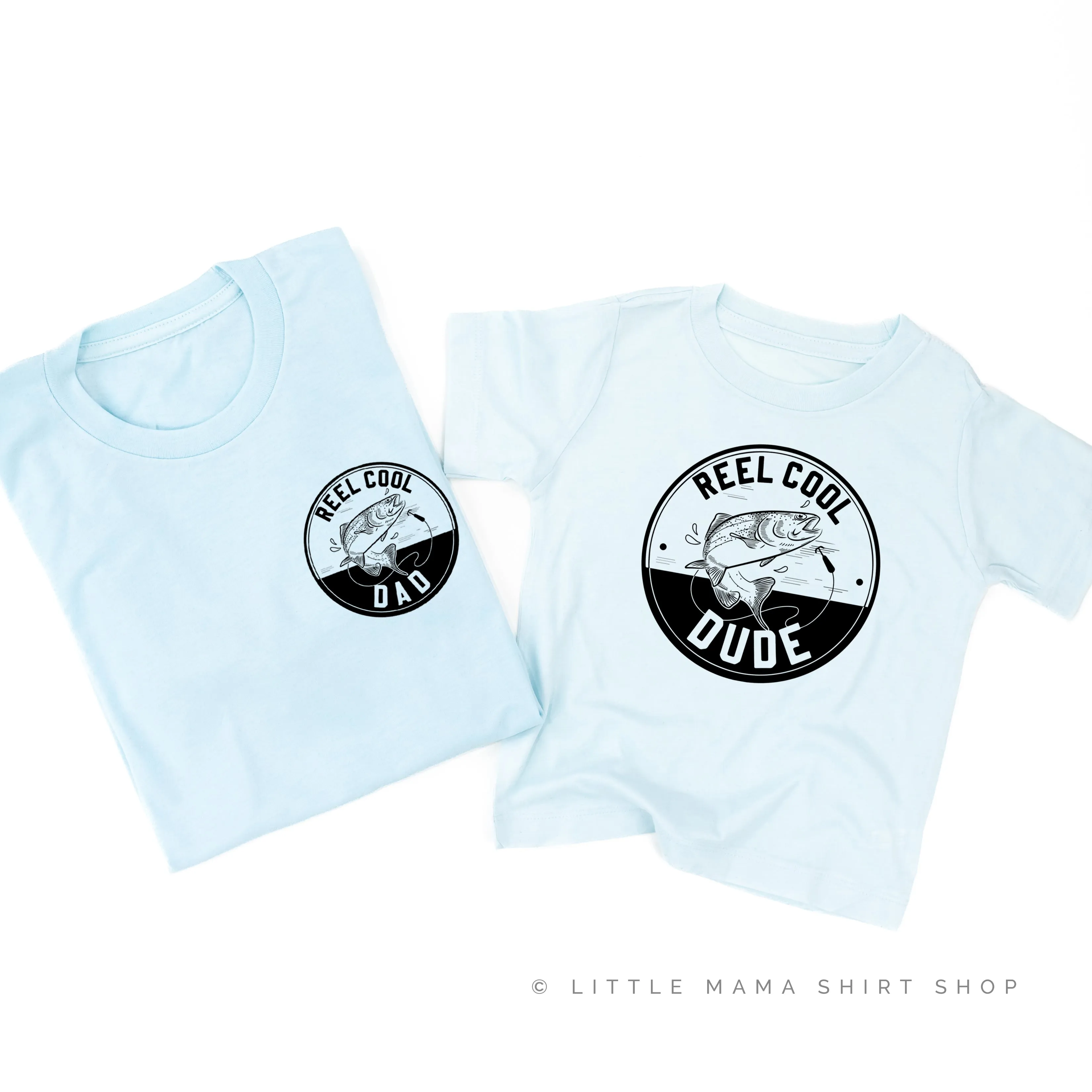 Reel Cool Dad / Dude - Set of 2 Shirts