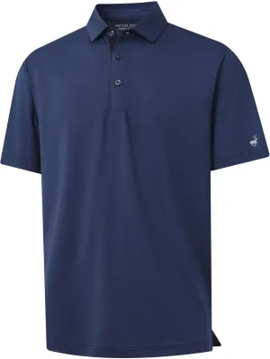 Rouen Mens Golf Shirts Short Sleeve Quick Dry Breathable Active Heather Jacquard Regular Fit Casual Polo Shirts for Men