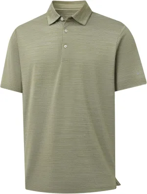 Rouen Polo Shirts for Men Dry Fit Performance Moisture Wicking Casual Jacquard Heather Collared Mens Golf Shirts Short Sleeve