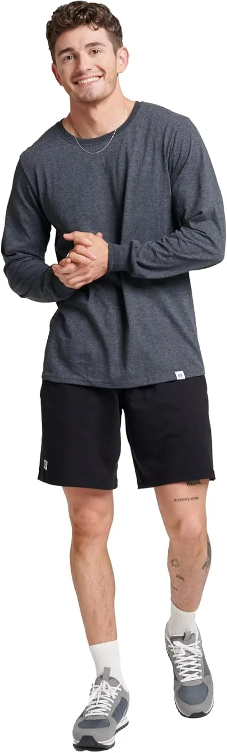Russell Athletic Men's Dri-Power Long Sleeve Tees, Moisture Wicking, Odor Protection, UPF 30 