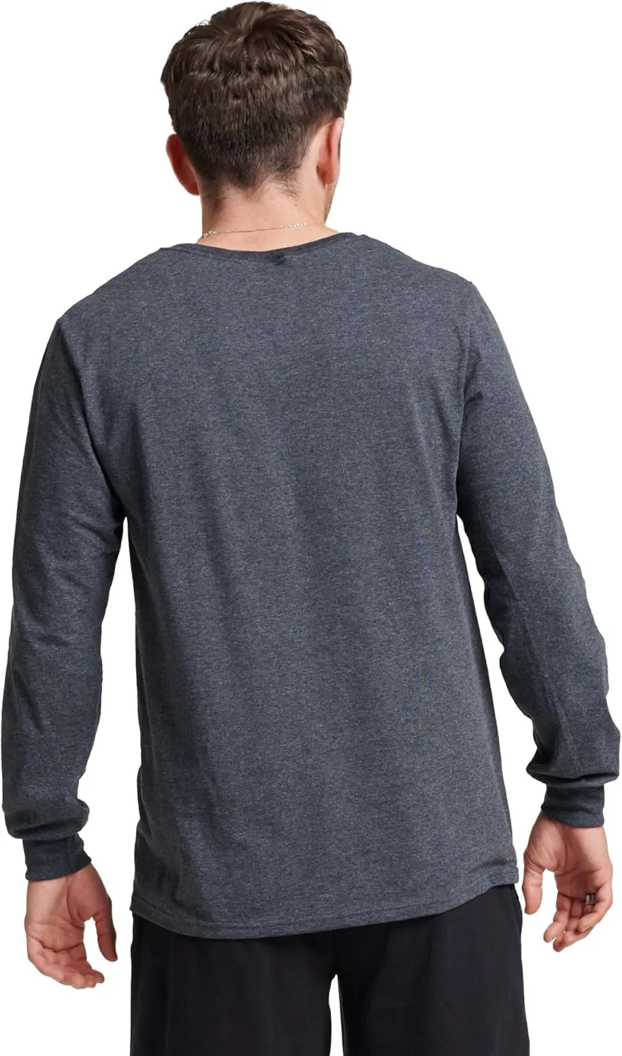 Russell Athletic Men's Dri-Power Long Sleeve Tees, Moisture Wicking, Odor Protection, UPF 30 