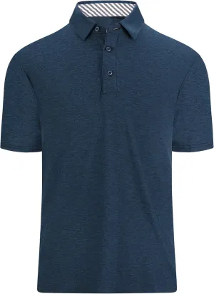 SAMERM Golf Shirts for Men Dry Fit Short Sleeve Mens Golf Shirt Performance Moisture Wicking Polo Shirts for Men