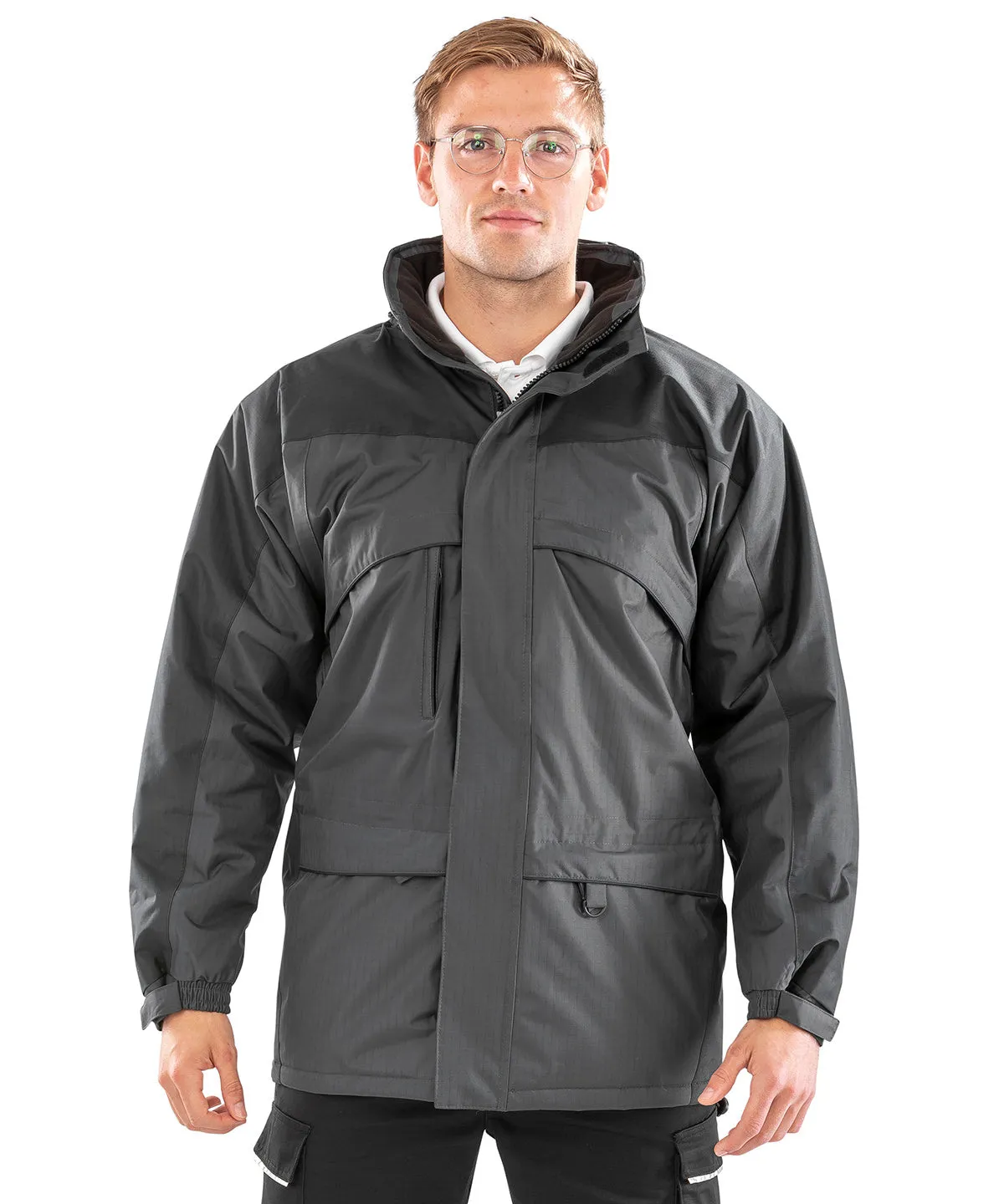 Seneca hi-activity jacket | Navy/Red