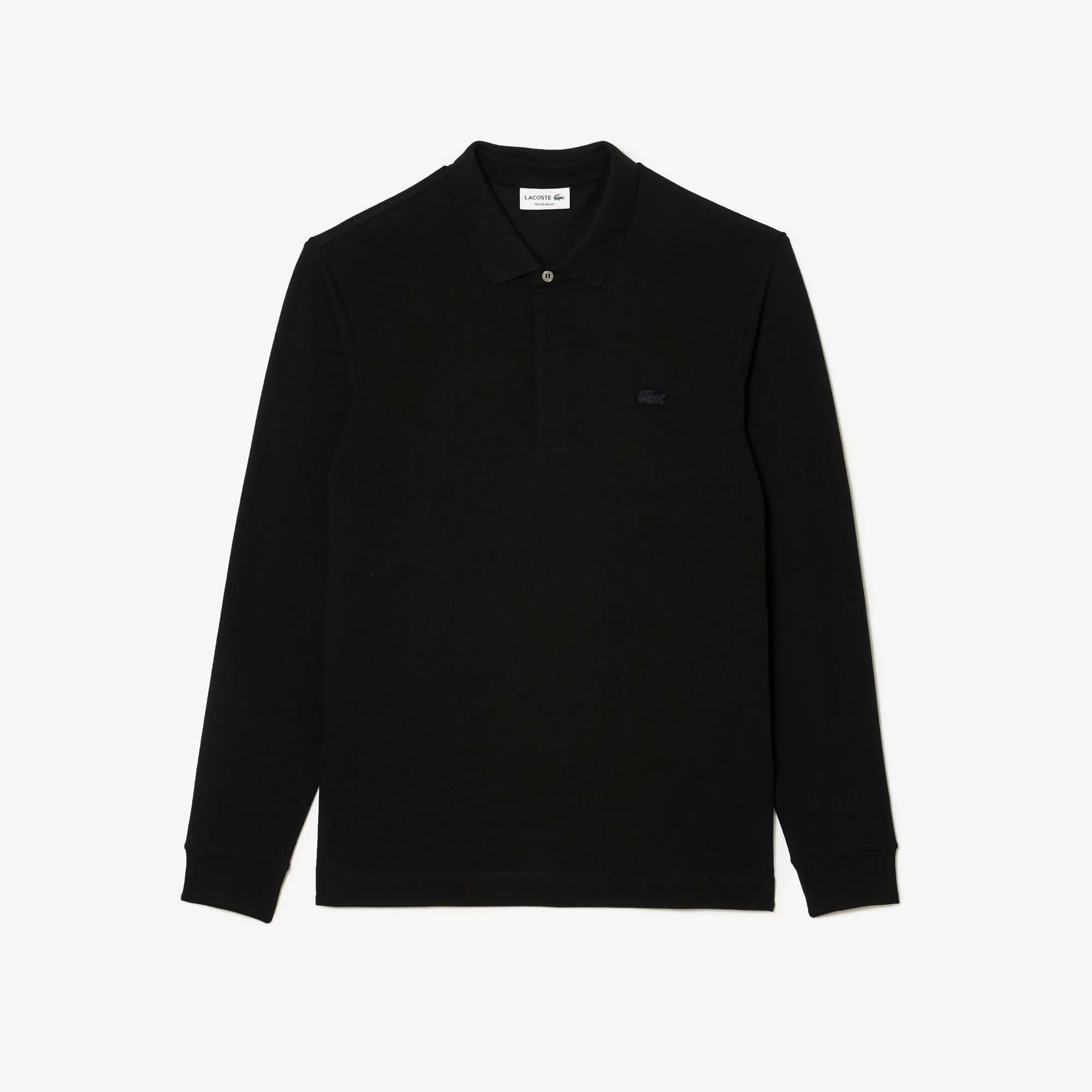 Smart Paris long sleeve stretch cotton Polo Shirt