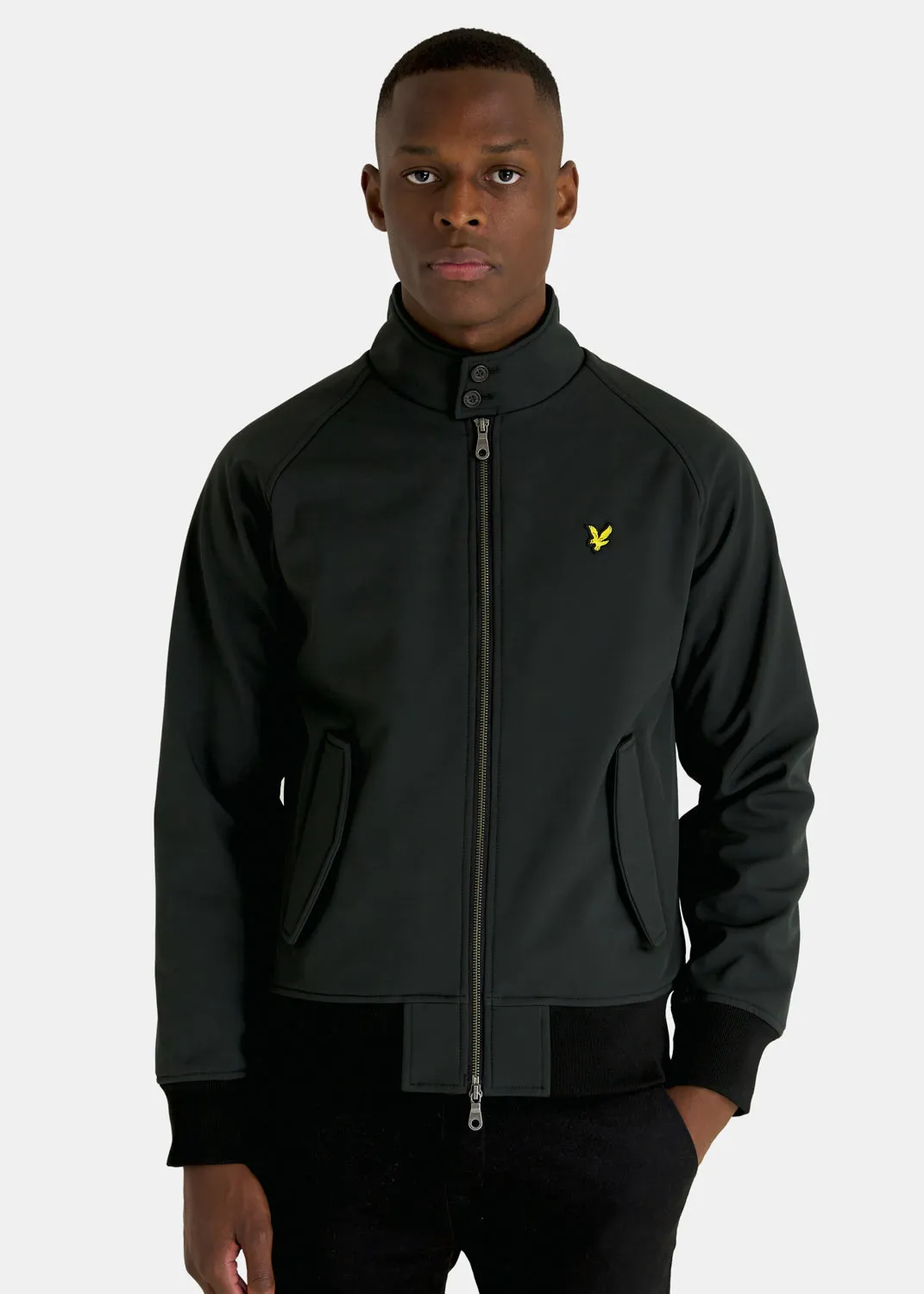 Softshell harrington jacket - jet black