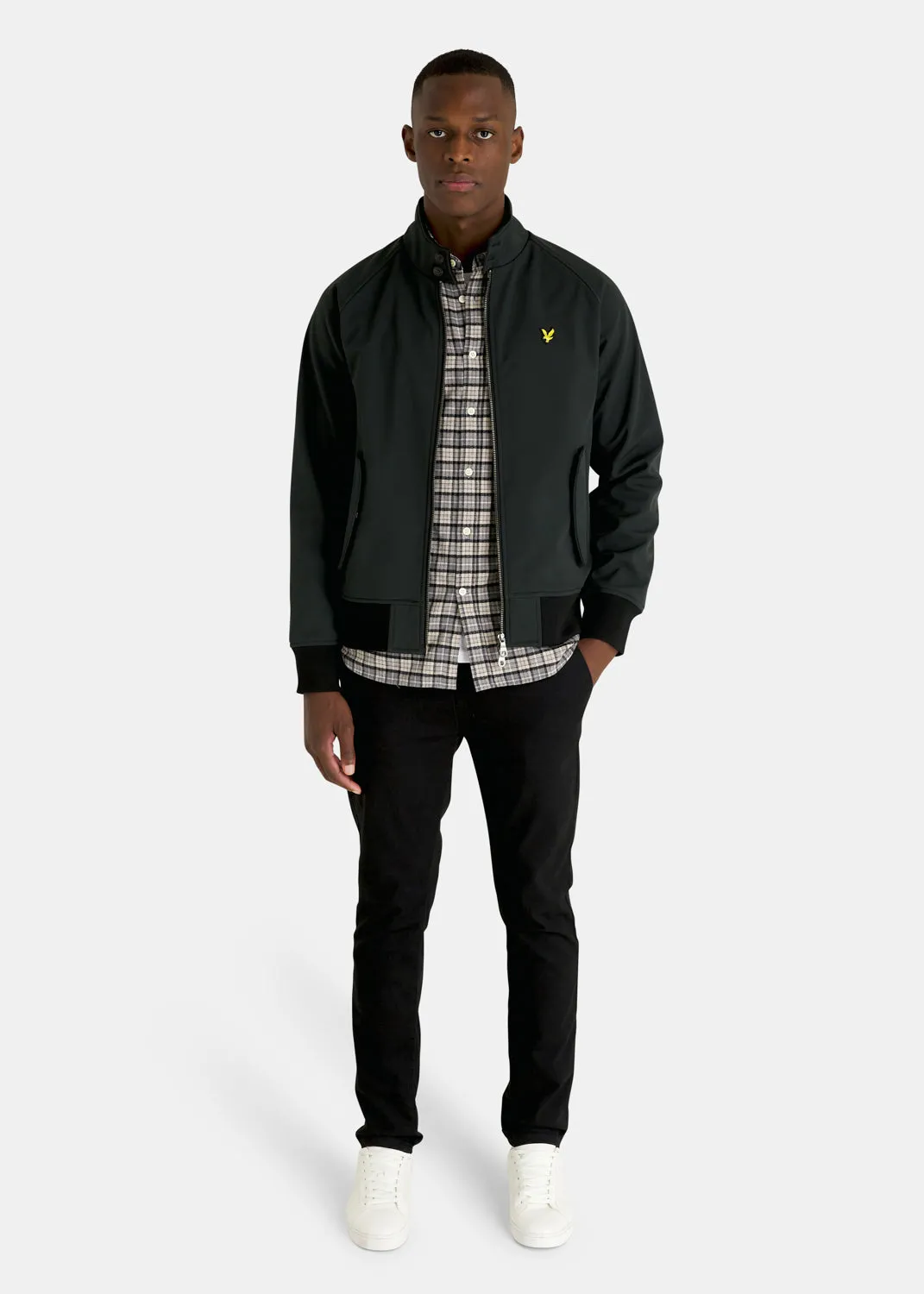 Softshell harrington jacket - jet black