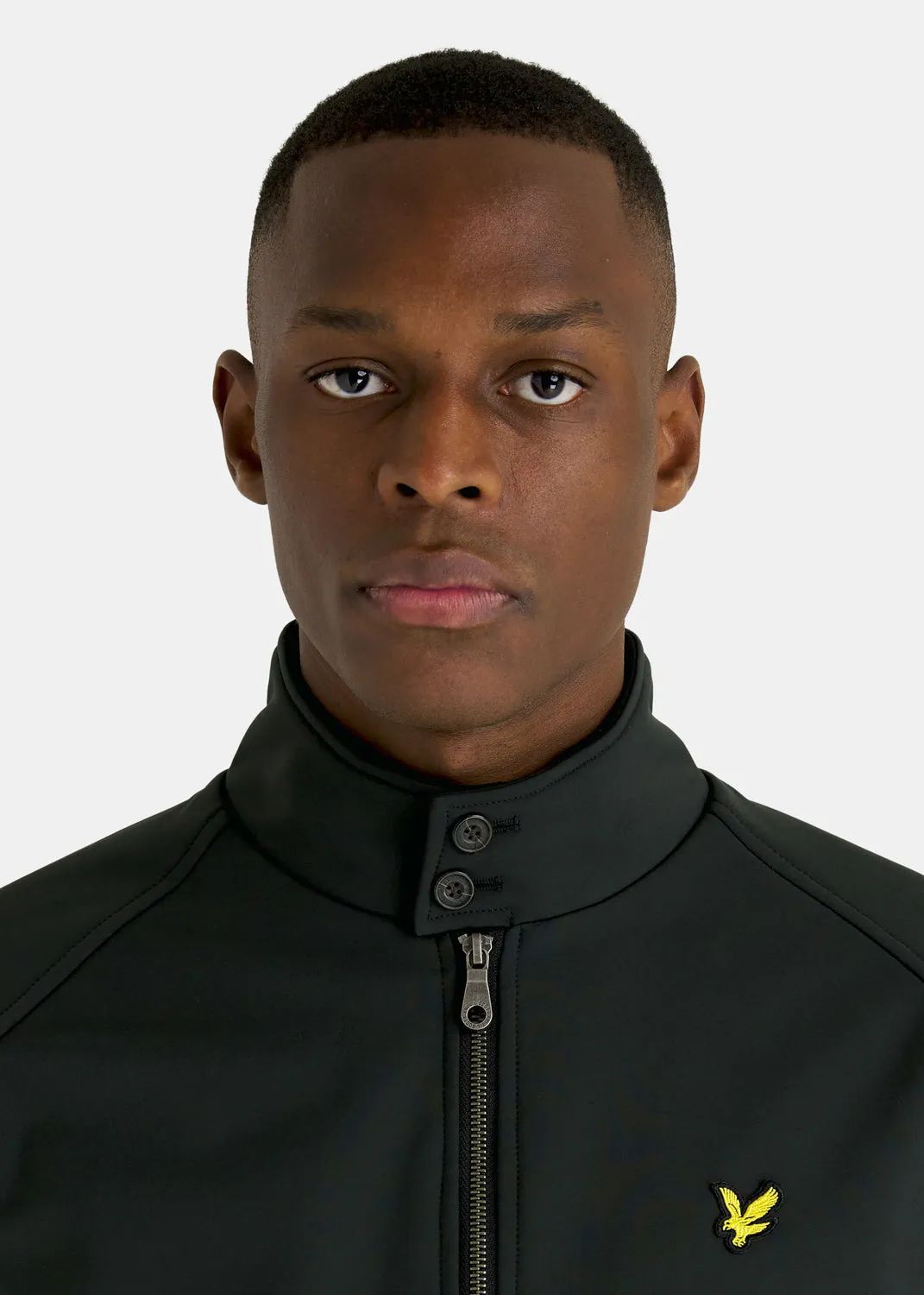 Softshell harrington jacket - jet black