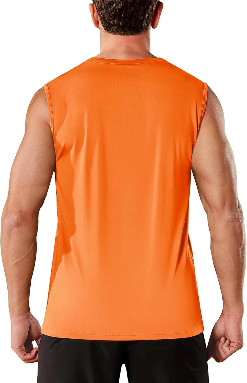TACVASEN Men's Sleeveless Shirts Quick Dry Tank Tops for Men Sun Protection UPF 50  Athletic Gym Workout Muscle Shirts