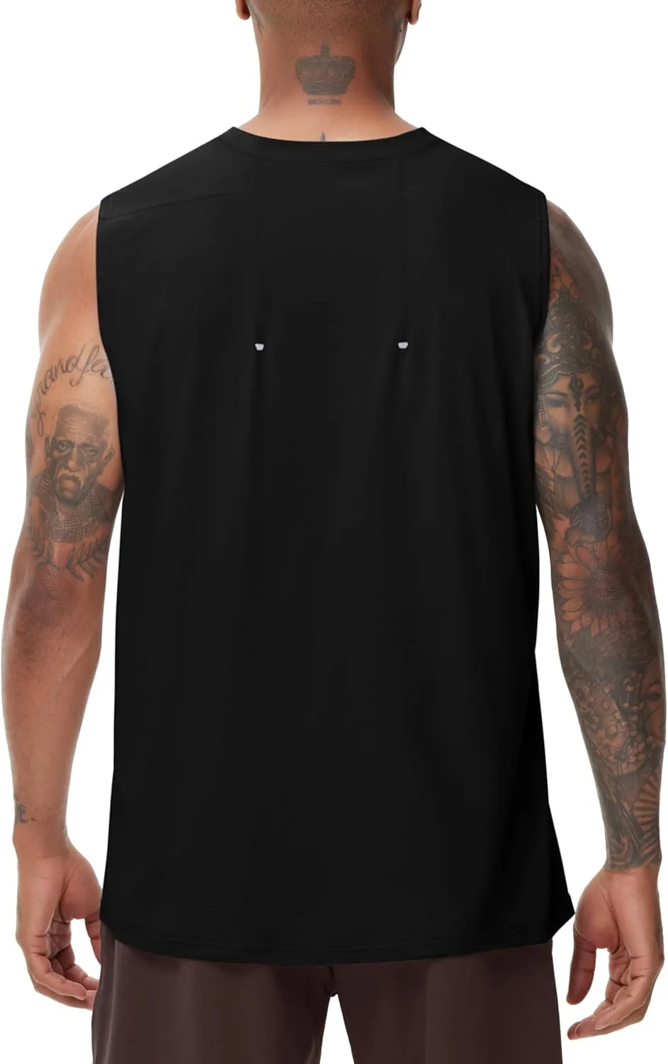 THE GYM PEOPLE Men's Workout Tank Top UPF 50  Sleeveless Quick Dry Athletic Shirts Casual Running Muscle Shirts