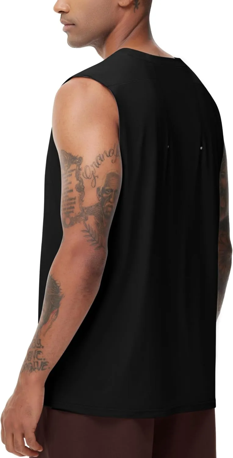 THE GYM PEOPLE Men's Workout Tank Top UPF 50  Sleeveless Quick Dry Athletic Shirts Casual Running Muscle Shirts