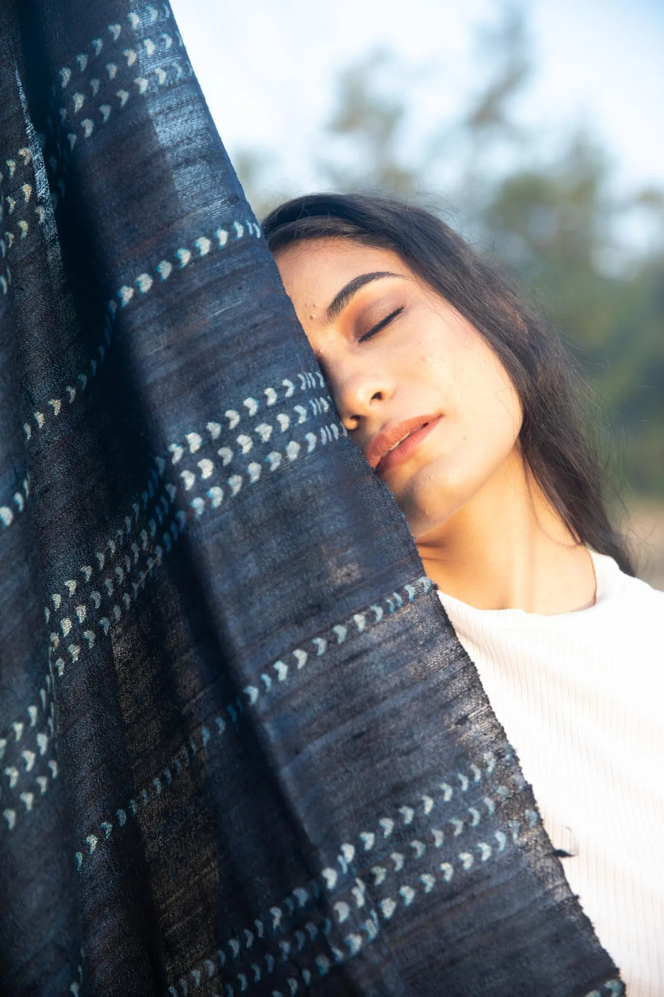 The 'Shibui' Tussar Silk Scarf
