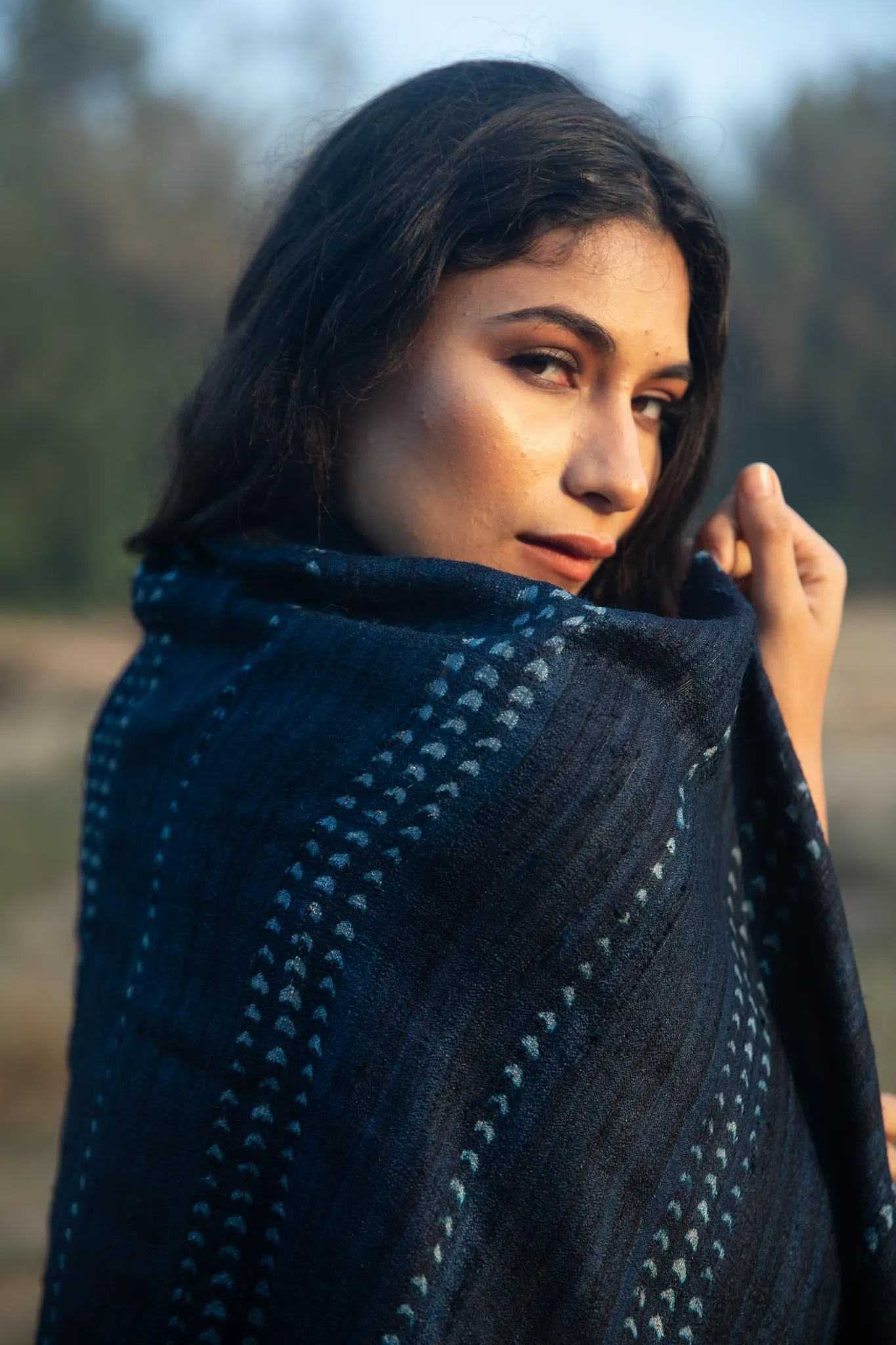 The 'Shibui' Tussar Silk Scarf