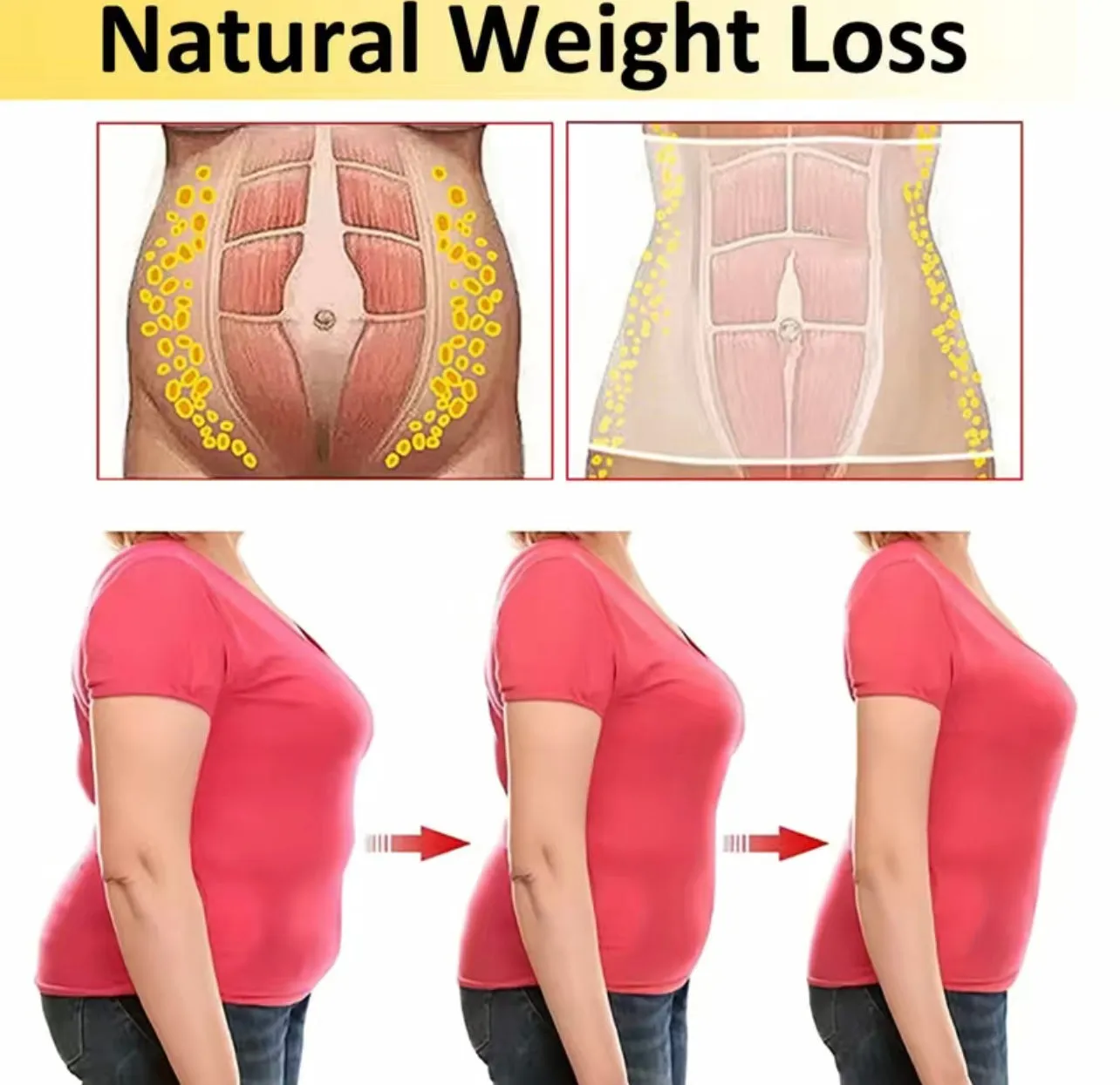 Thermogenic Shaping and Body Slimming Body Wraps (4 PCS)