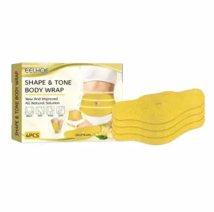 Thermogenic Shaping and Body Slimming Body Wraps (4 PCS)