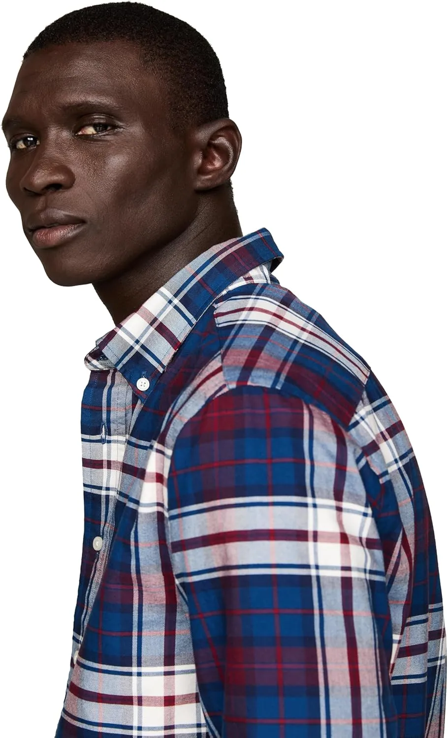 Tommy Hilfiger Long Sleeve Oxford Regular Fit, Men's Button Down Shirts, Also Available in Big and Tall