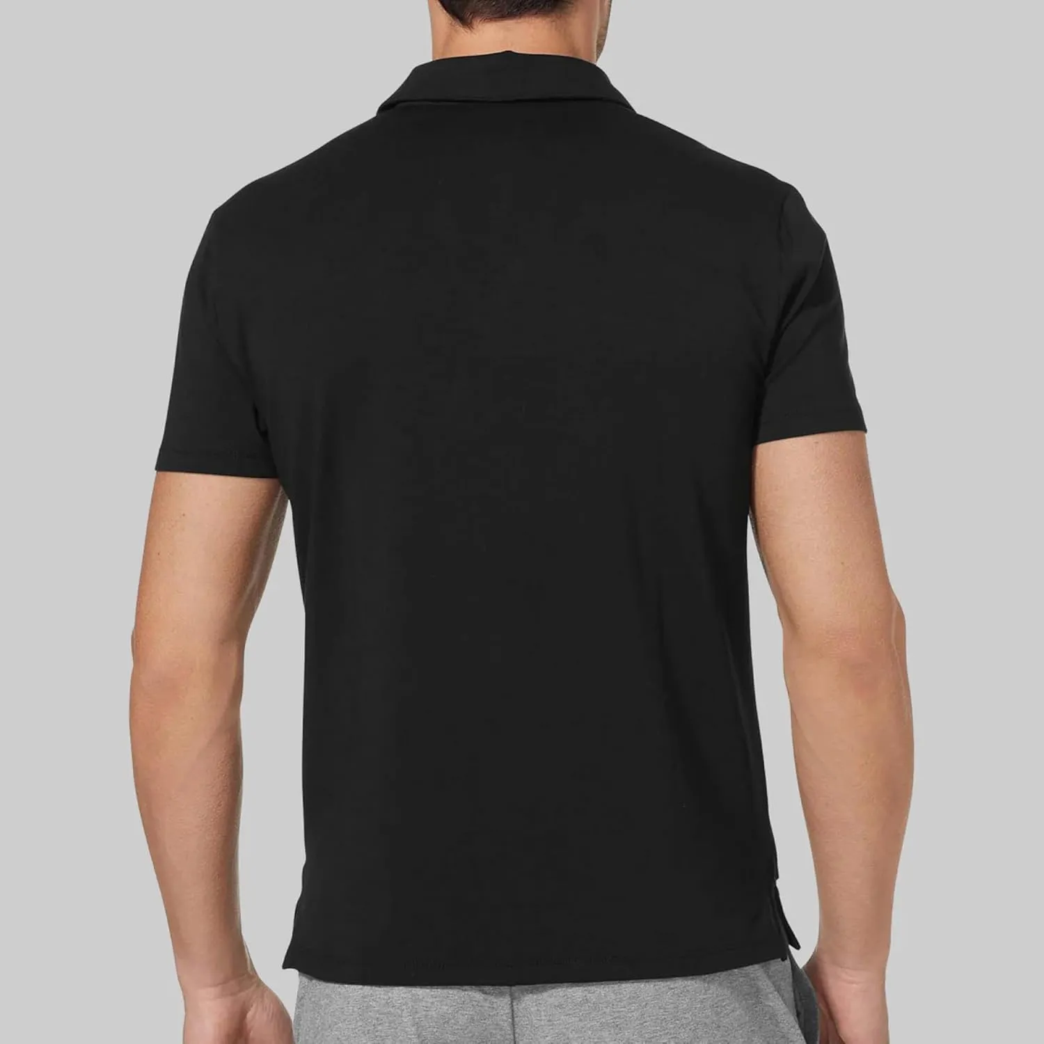 Tommy John Men's Second Skin Comfort Polo - Soft Short Sleeve Polo Shirt