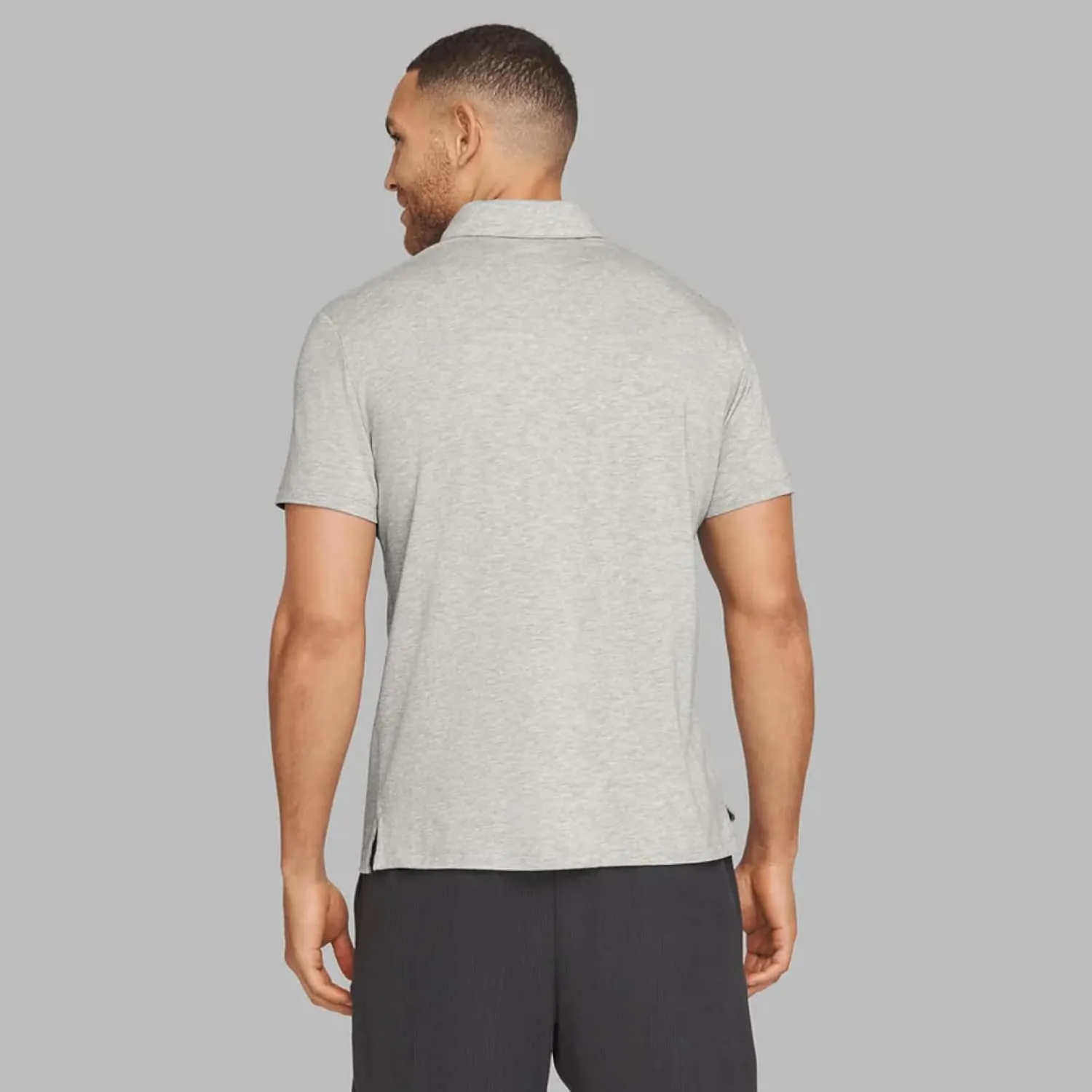 Tommy John Men's Second Skin Comfort Polo - Soft Short Sleeve Polo Shirt
