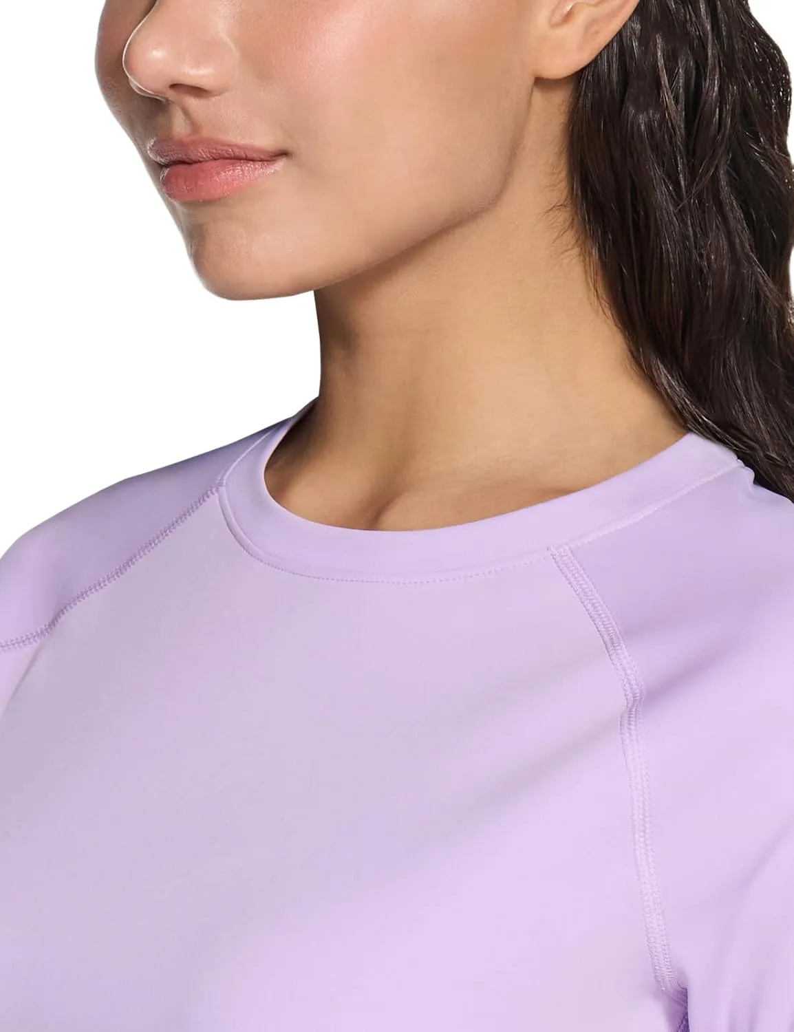 TSLA Women's Long Sleeve Rash Guard Swim Shirts, UPF 50  UV Protection Regular-Fit Quick Dry Water Shirts