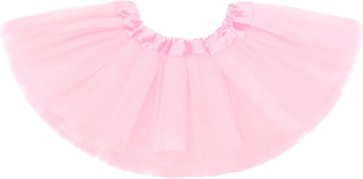 Tutus for Girls - 5 Layers Tulle Skirt for Toddlers, Babies, and Kids - Fluffy Ballet Tutu for Halloween and Infants