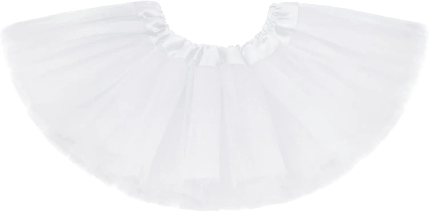 Tutus for Girls - 5 Layers Tulle Skirt for Toddlers, Babies, and Kids - Fluffy Ballet Tutu for Halloween and Infants