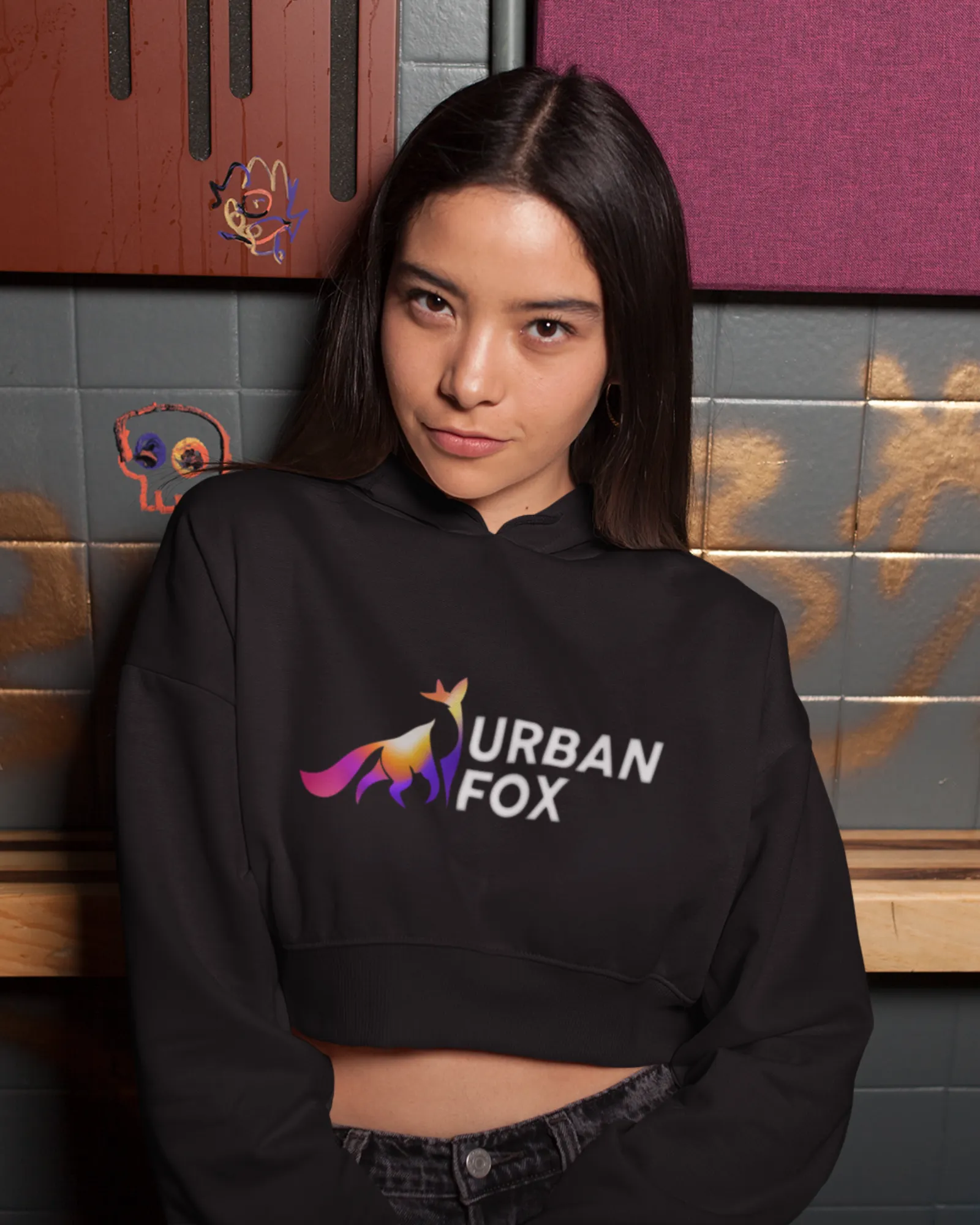 UFO v2 - Women's Crop Hoodies