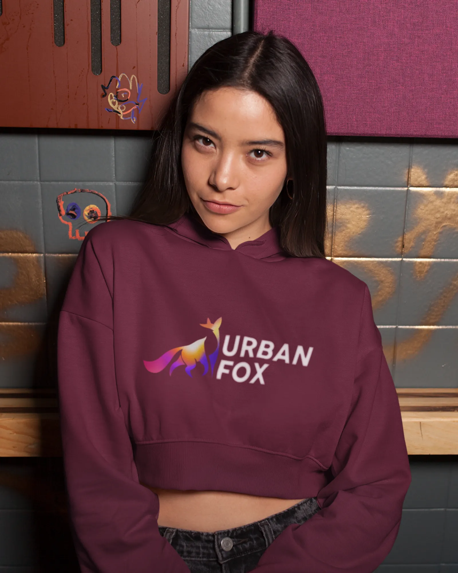 UFO v2 - Women's Crop Hoodies
