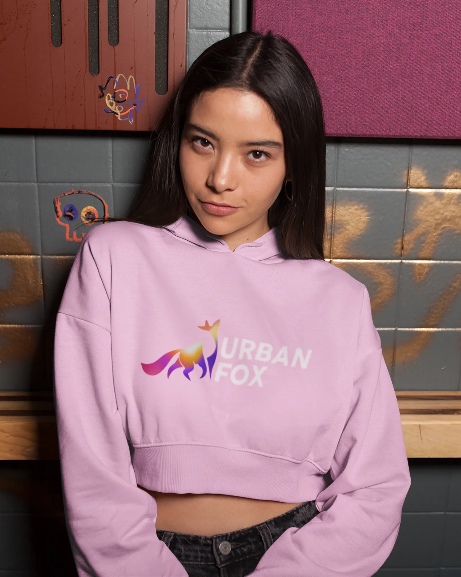 UFO v2 - Women's Crop Hoodies