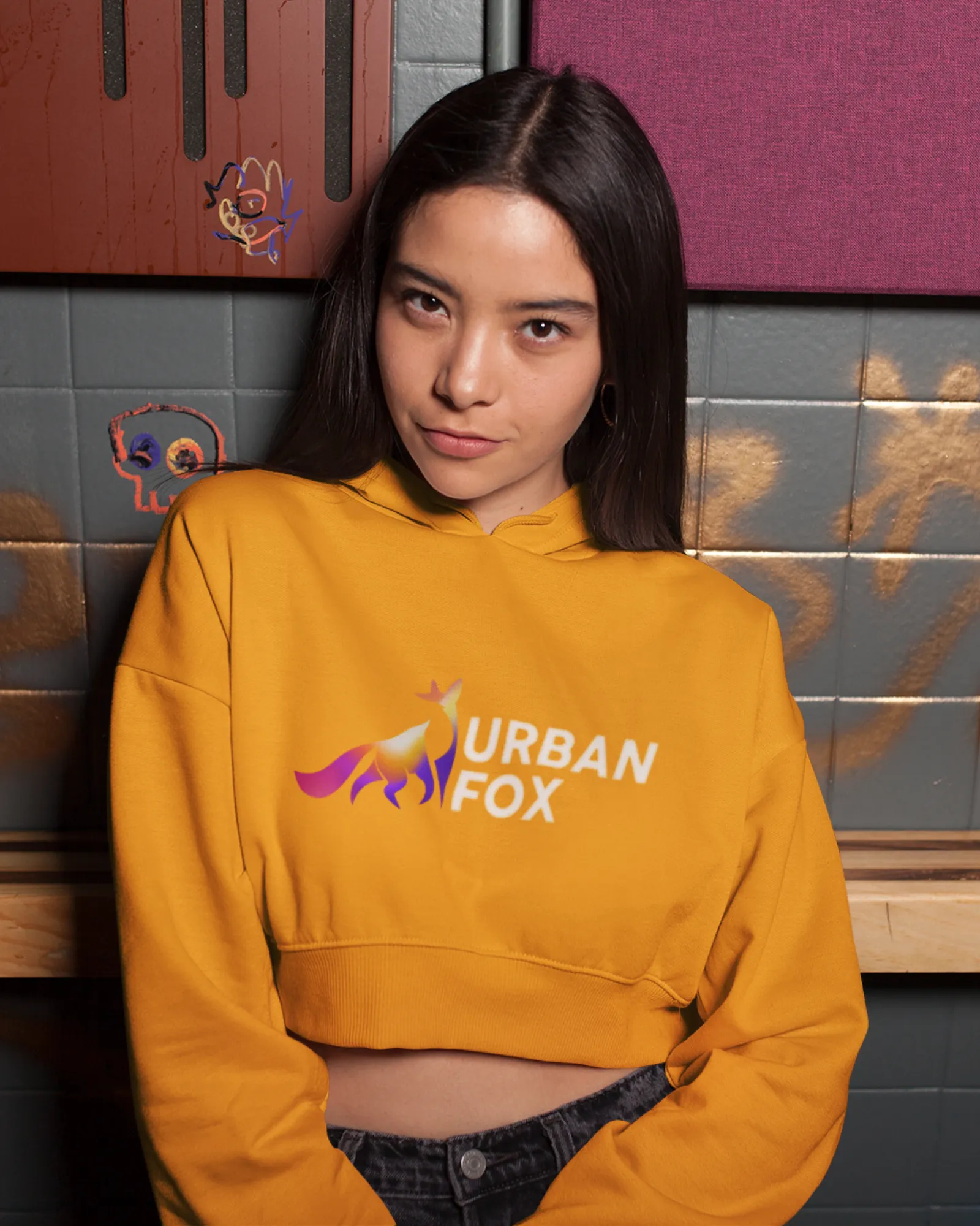 UFO v2 - Women's Crop Hoodies