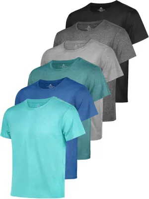 URATOT Men's Workout Shirts Short Sleeve Dry Fit Athletic T-Shirts Moisture Wicking Running Gym Active Lightweight Tee Top