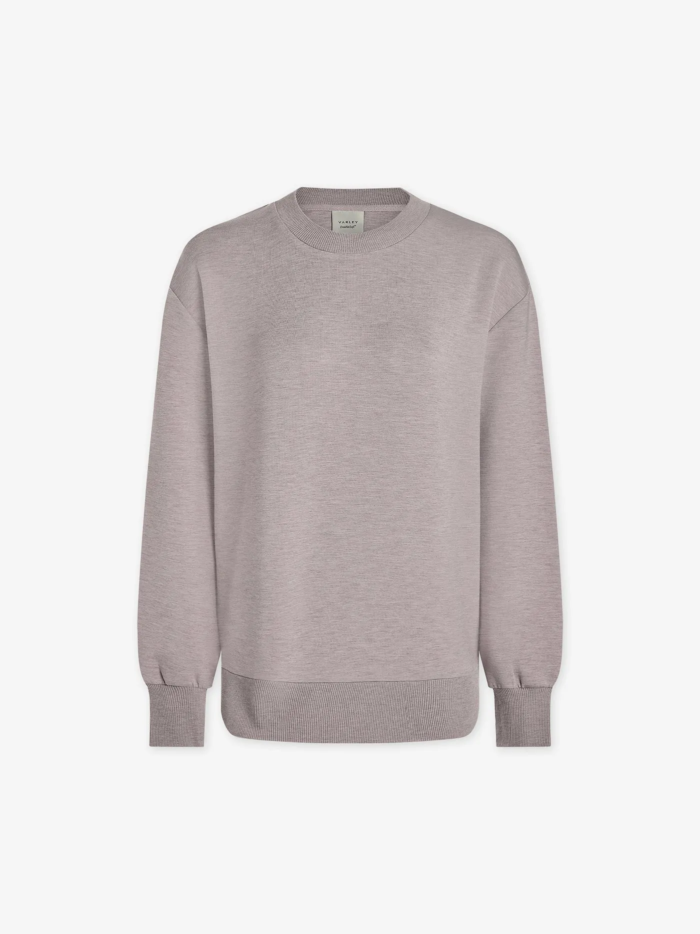 Varley Gabriella Sweat in Taupe Marl