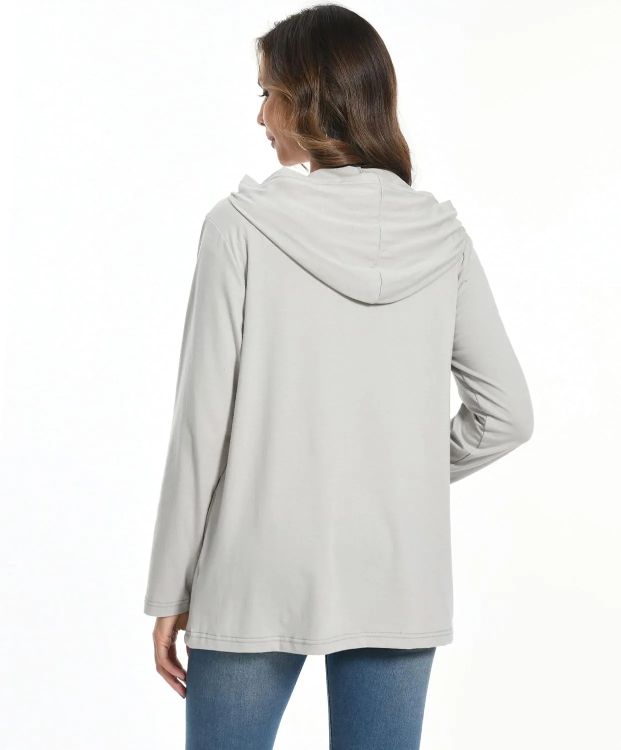 Women Post Mastectomy Shirts with Drain Pockets Nephrostomy Bag Breast Rotator Cuff Recovery Long Sleeve Zip Up Shirts
