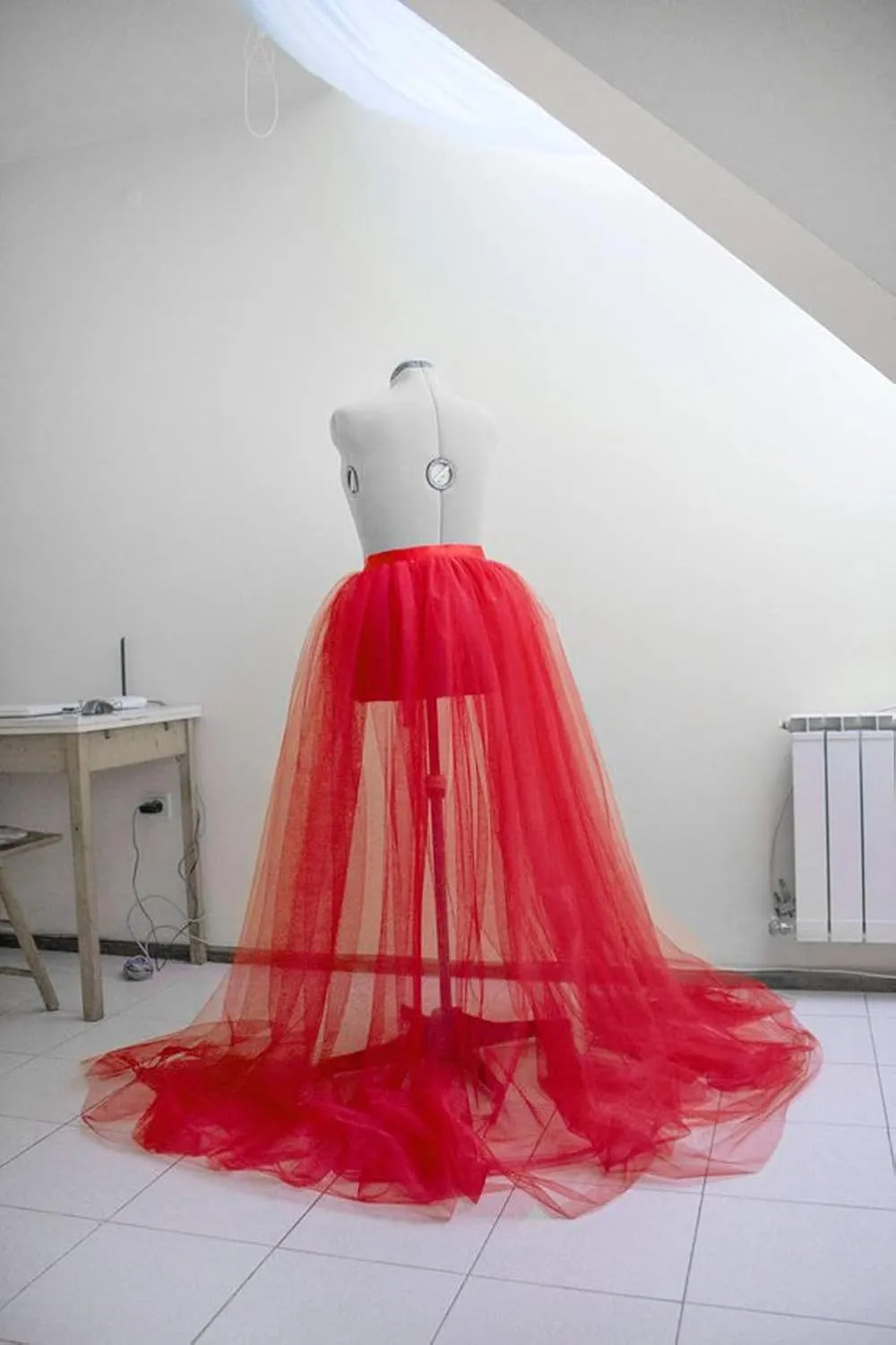Women Tulle Tutu Long Skirts Wedding Party Cocktail Prom Bandage Mesh Maxi Dress