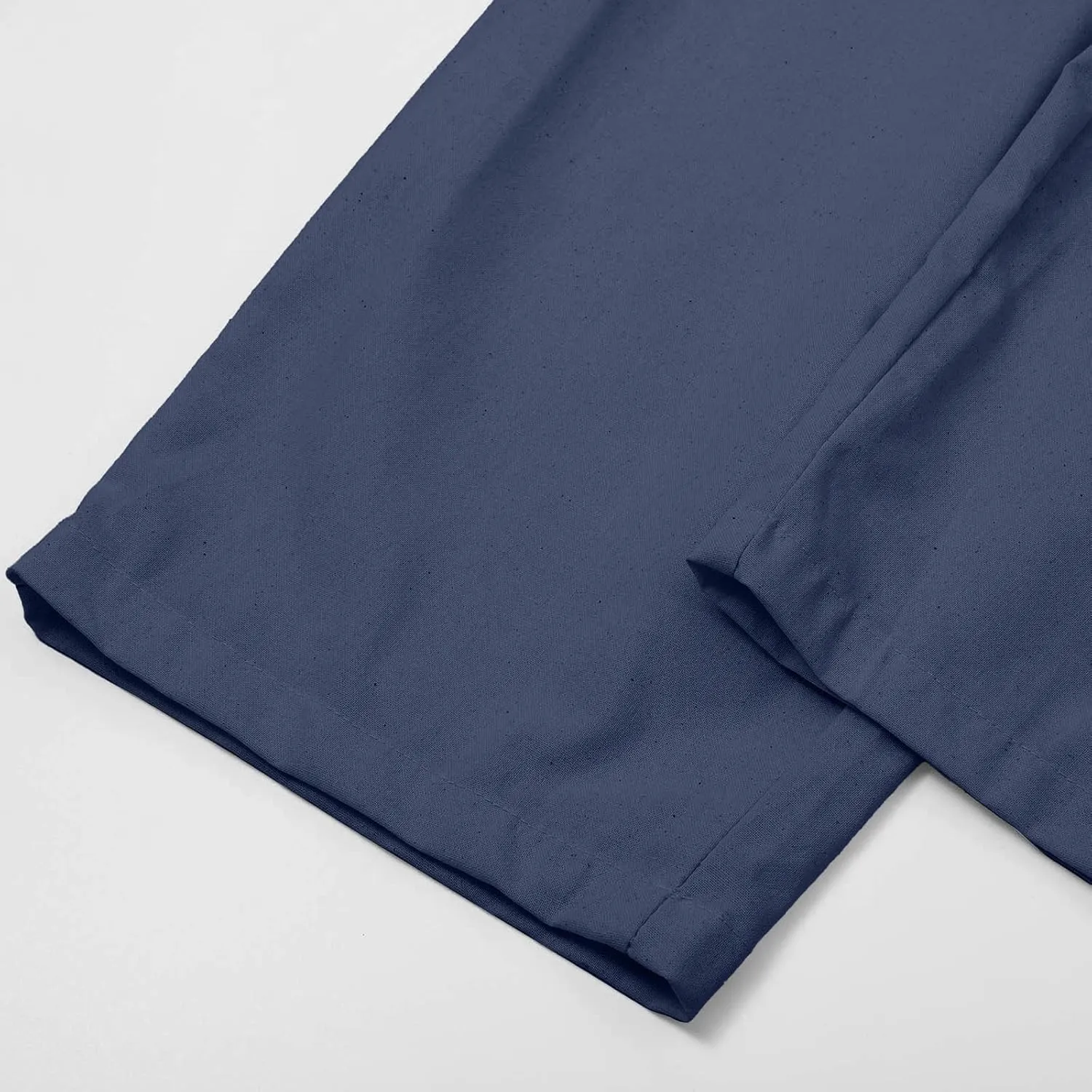 Womens Cotton Linen Straight Leg Pants Elastic Drawstring Casual Trousers with Pockets Summer Beach Loose Lounge Pant