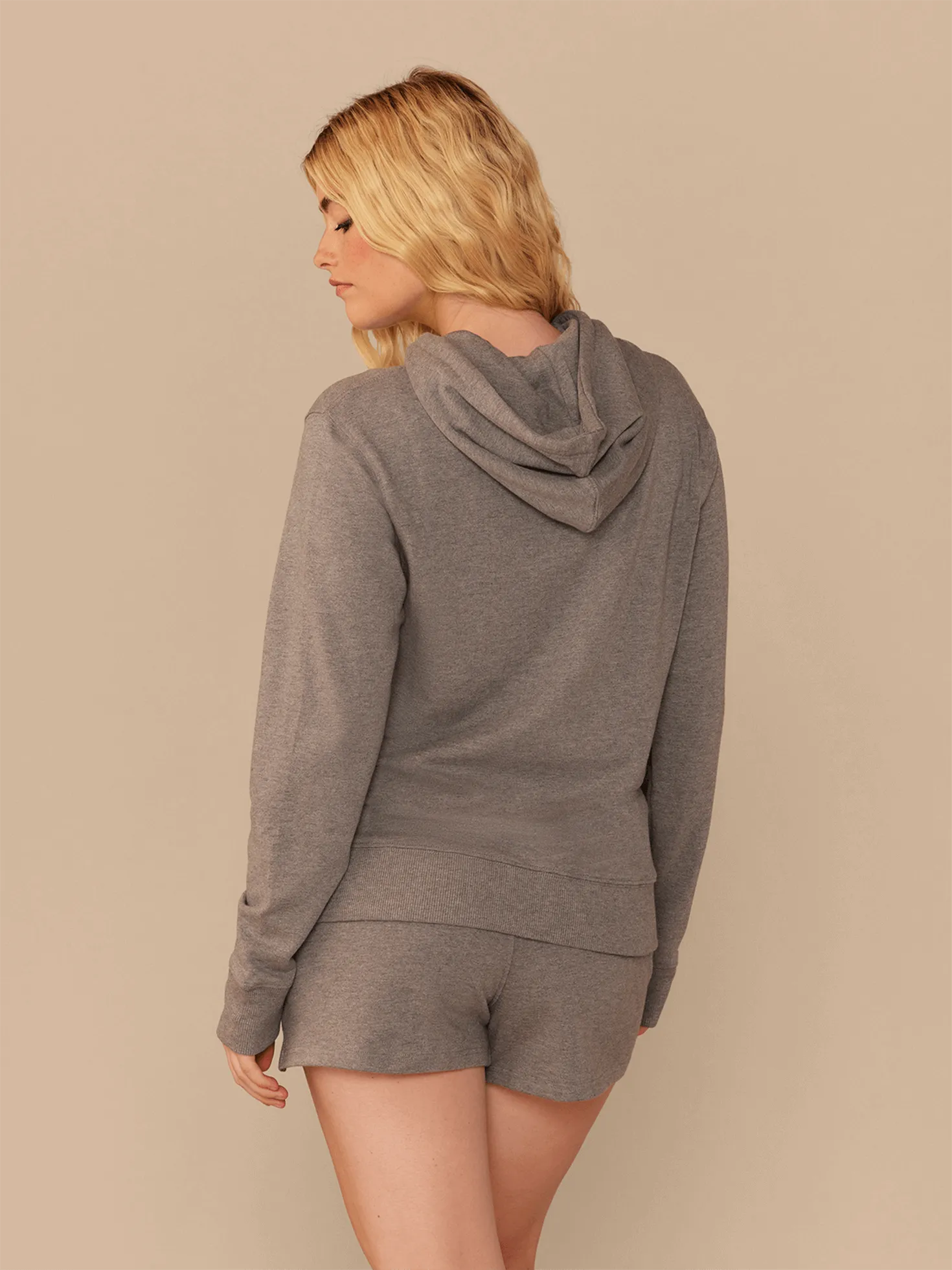 Women's French Terry Shorts | Heather Grey