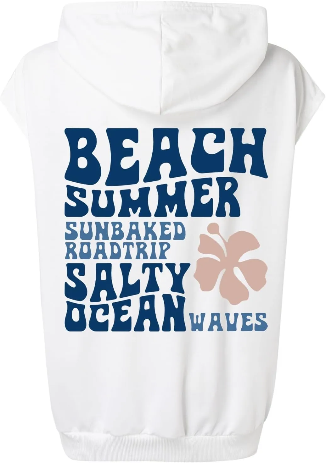 Womens Hawaii Hooded Tank Top,Palm Graphic Print Cap Sleeve Athletic Exercise Loose Fit Casual Oversized Hoodie Vest