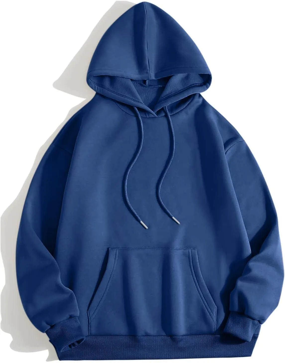 Women's Oversized Fleece Hoodies Basic Pullover Sweatshirt Fall Fashion 2024 Outfits Trendy Y2k Teens Preppy Clothes