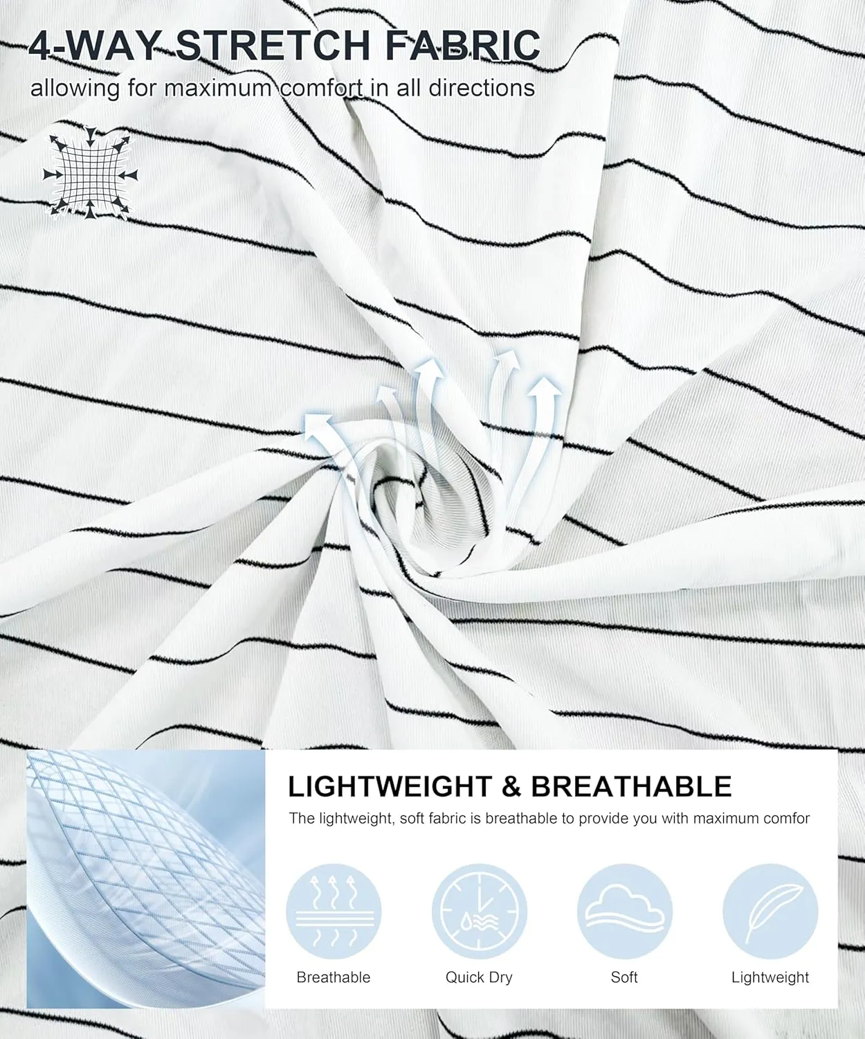 Women's Short Sleeve Workout Shirts Breathable UPF 50  Sun Protection T-Shirts Quick Dry Gym Running Hiking Tops