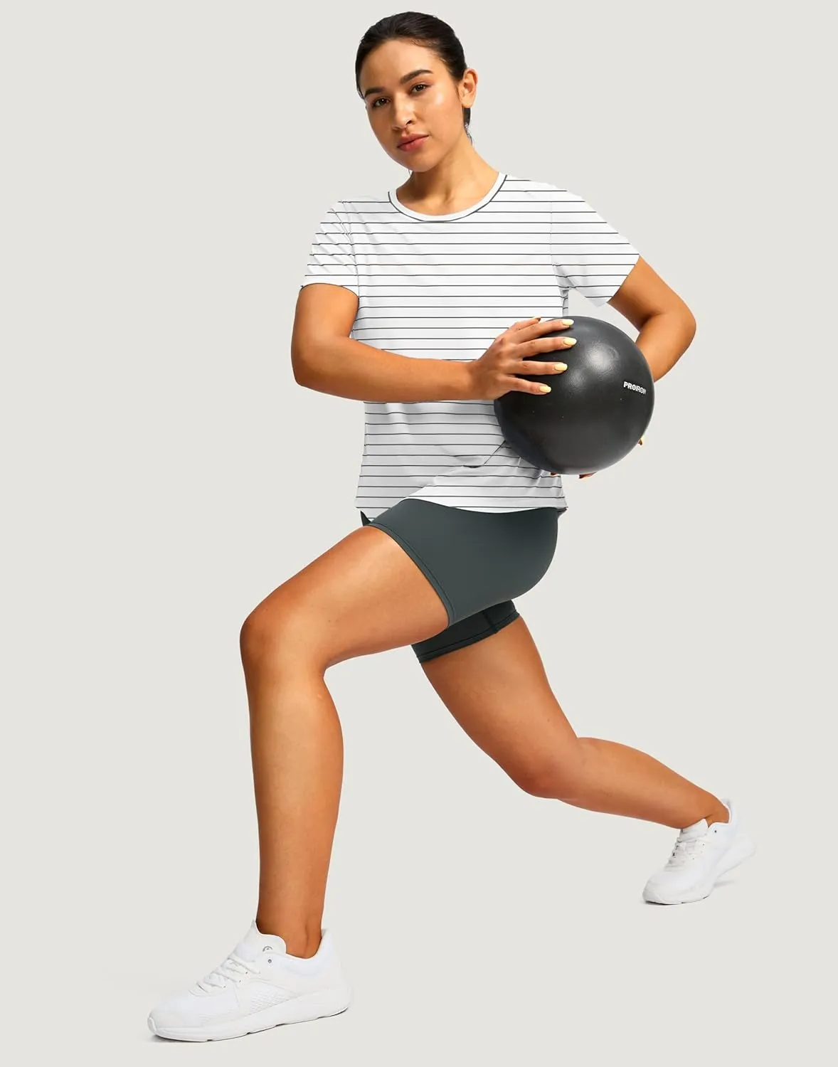 Women's Short Sleeve Workout Shirts Breathable UPF 50  Sun Protection T-Shirts Quick Dry Gym Running Hiking Tops