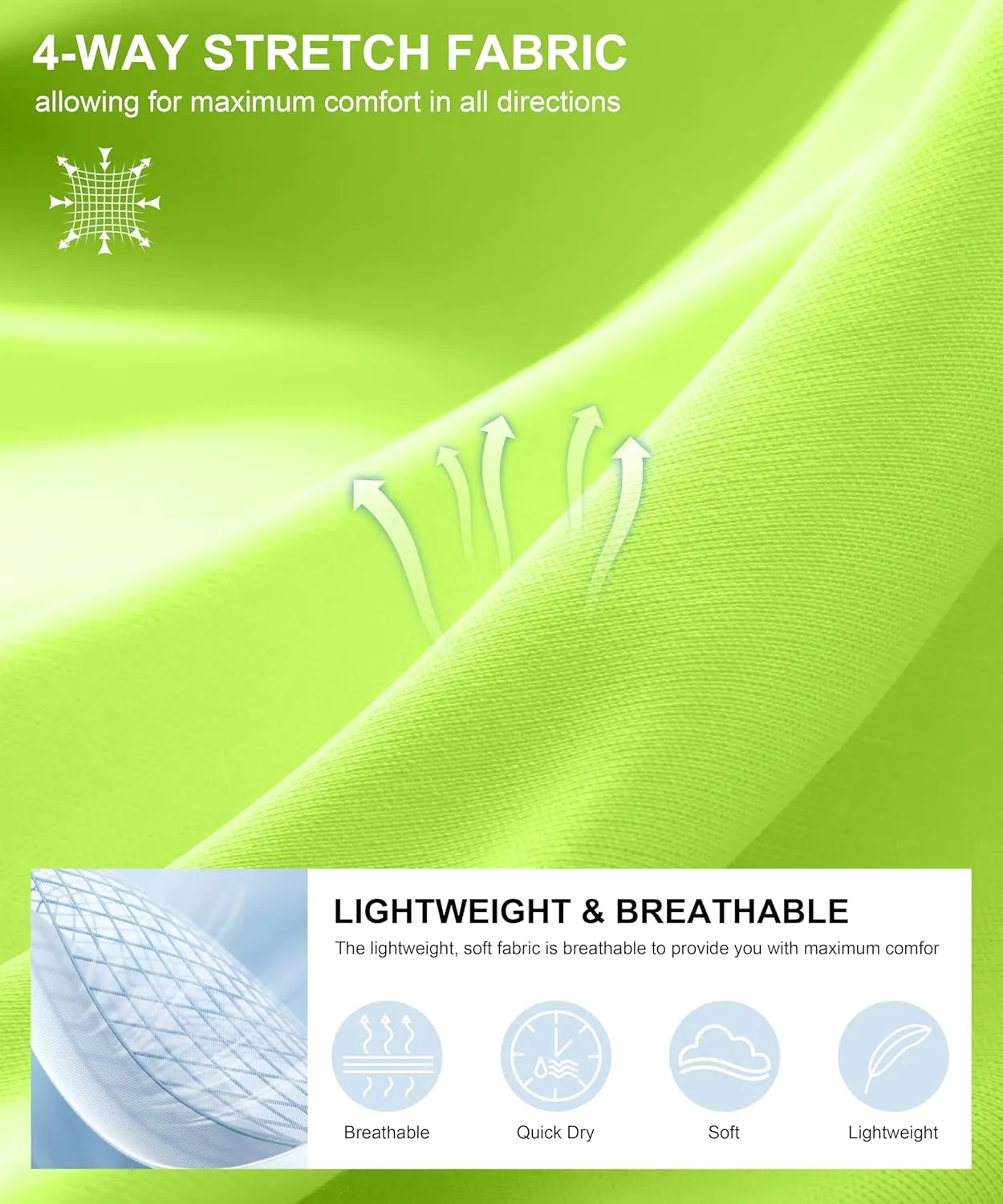 Women's Short Sleeve Workout Shirts Breathable UPF 50  Sun Protection T-Shirts Quick Dry Gym Running Hiking Tops