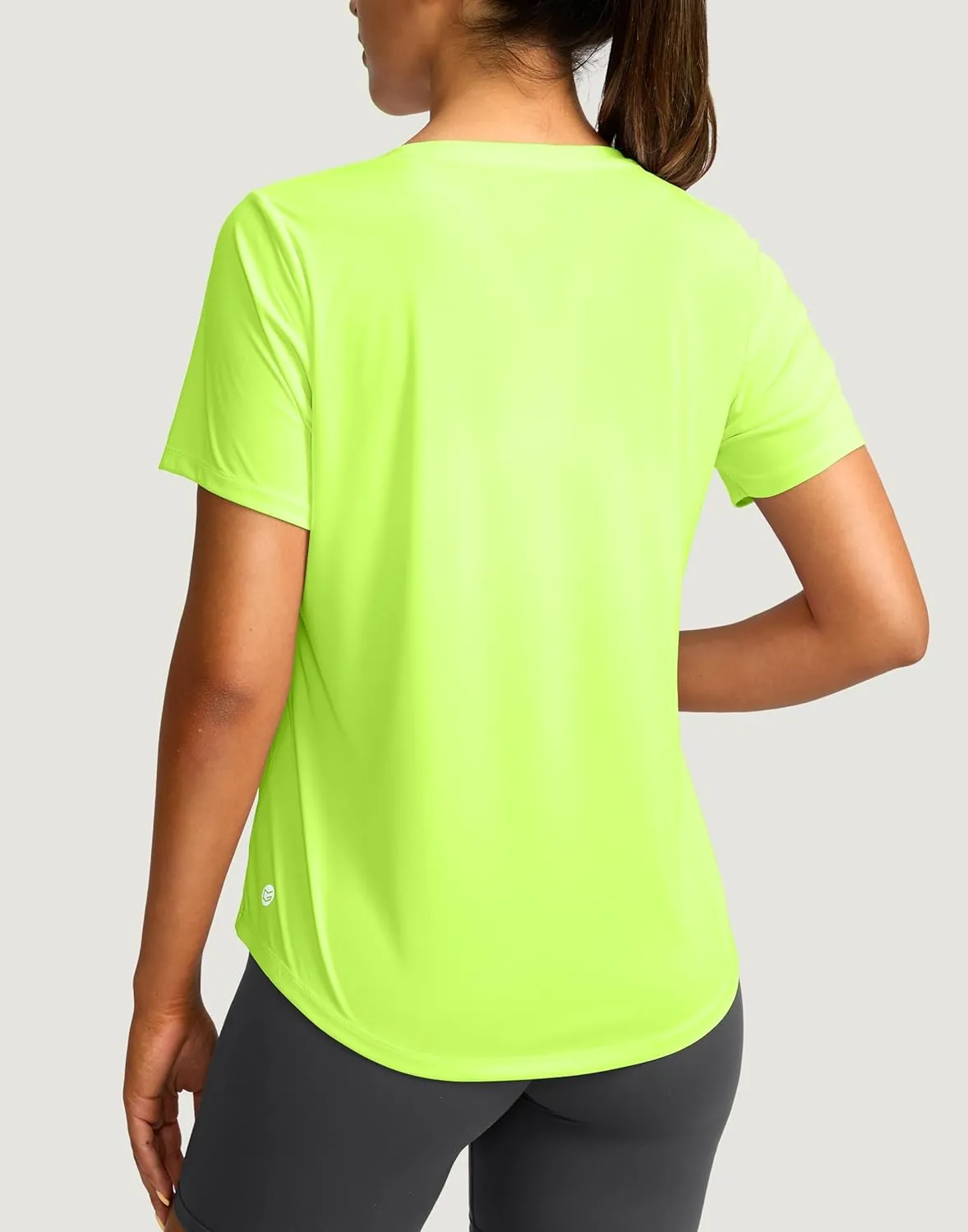 Women's Short Sleeve Workout Shirts Breathable UPF 50  Sun Protection T-Shirts Quick Dry Gym Running Hiking Tops