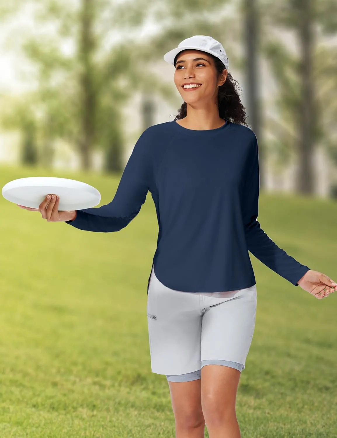 Women's Sun Shirts UPF 50  Long Sleeve Uv Protection Shirts Lightweight Quick Dry SPF Clothing Outdoor Hiking Tops