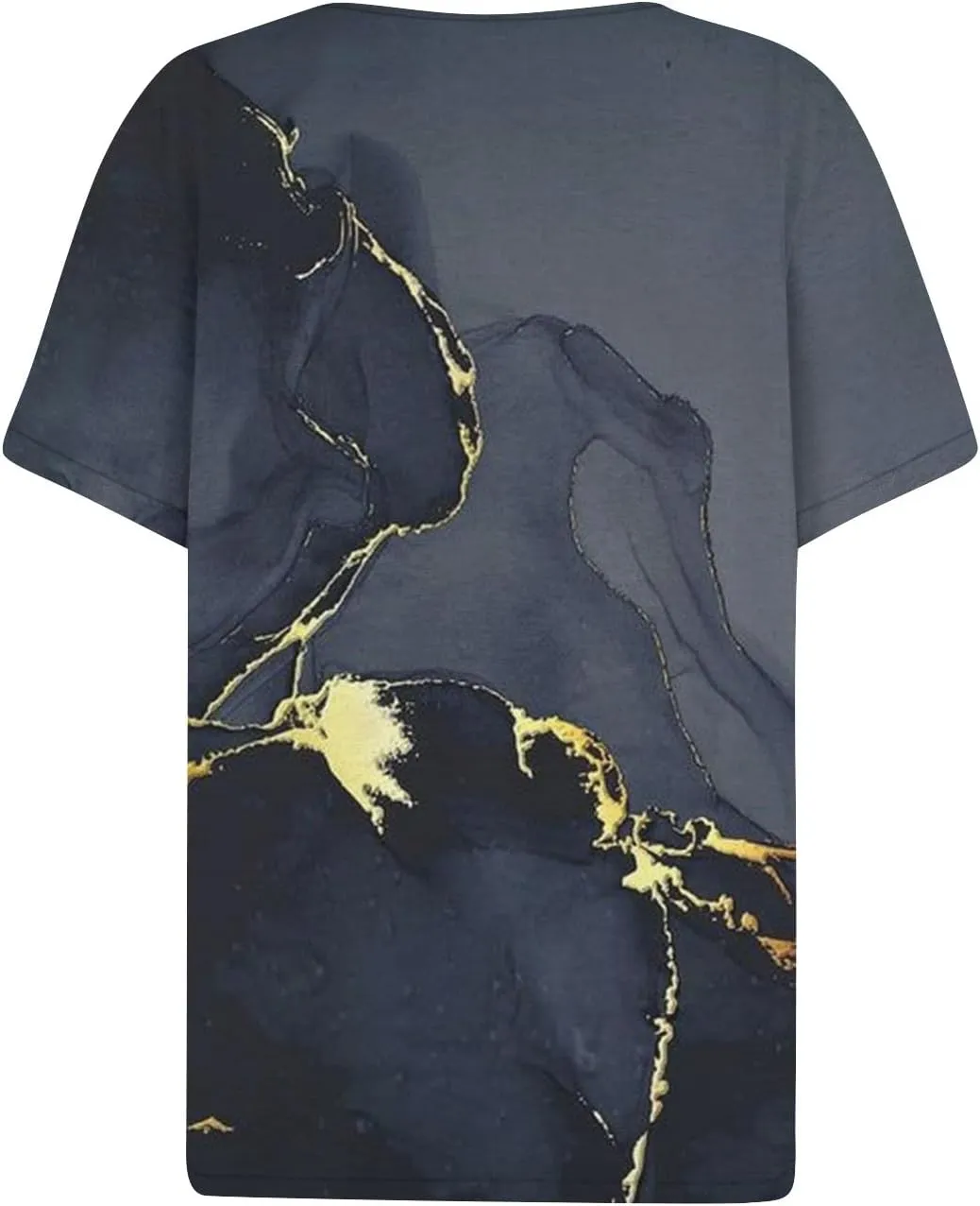 Womens T Shirts Short Sleeve Henley Neck Button Blouses Trendy Loose Dressy V Neck Printed Shirts 2025 Summer Spring
